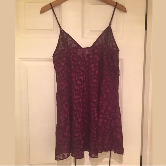 Gilligan O' Malley Wine Red Lingerie Size Medium - Picture 6 of 6